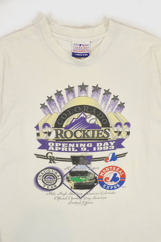 Vintage Distressed Colorado Rockies 1993 Opening Day Tee