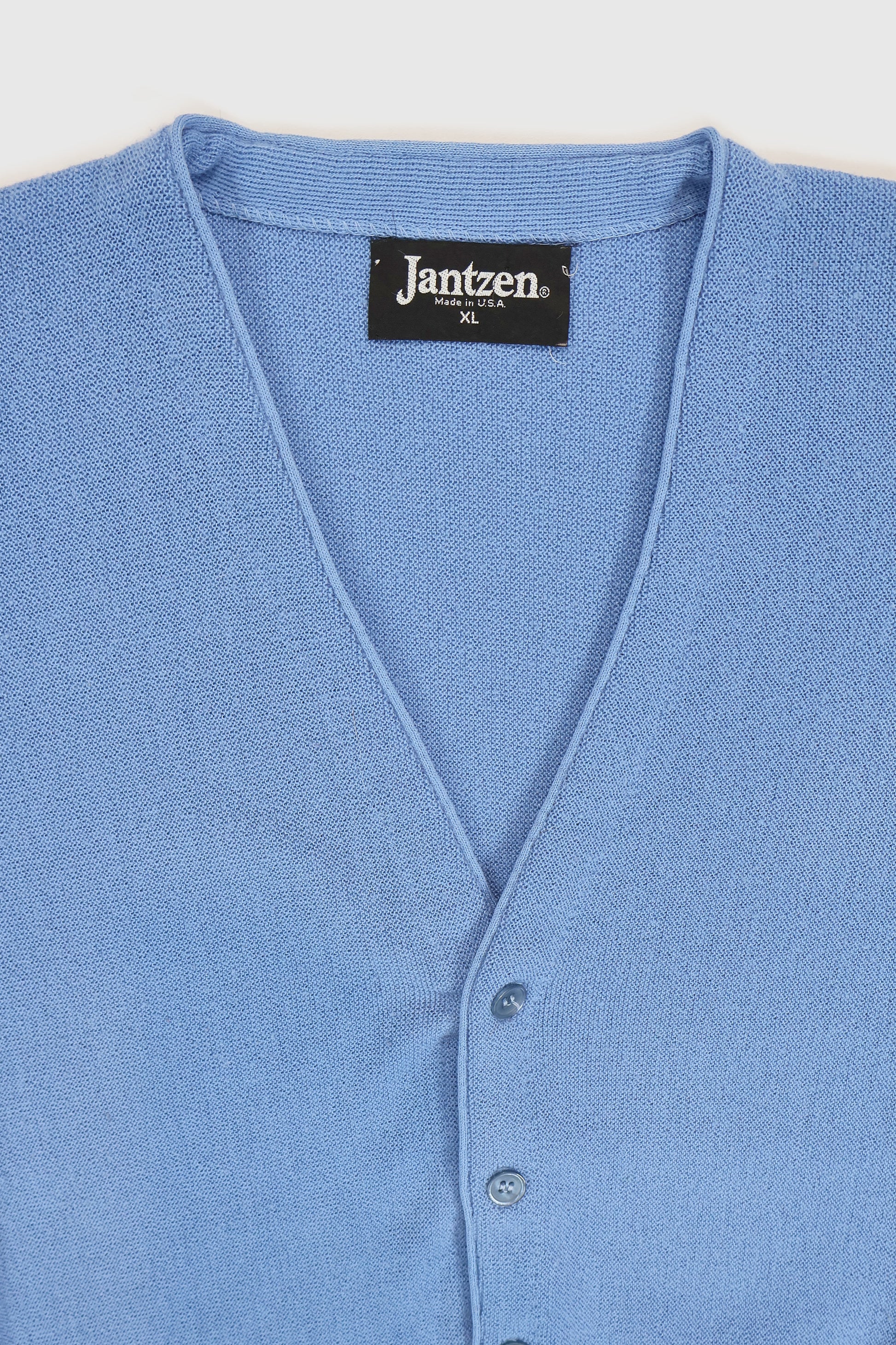 Vintage Blue Cardigan Sweater Image 2