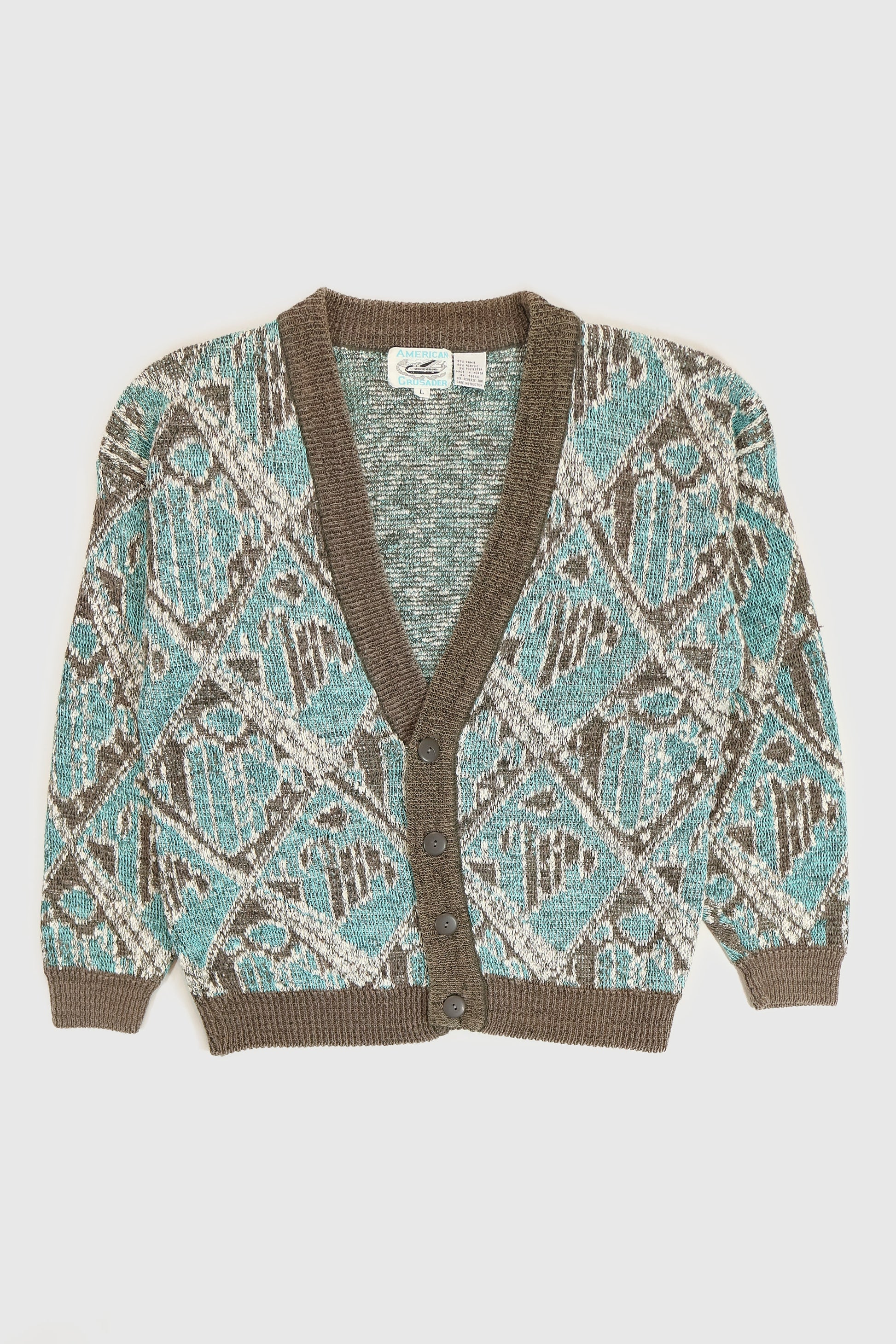 Vintage Knit Cardigan Sweater Image 0