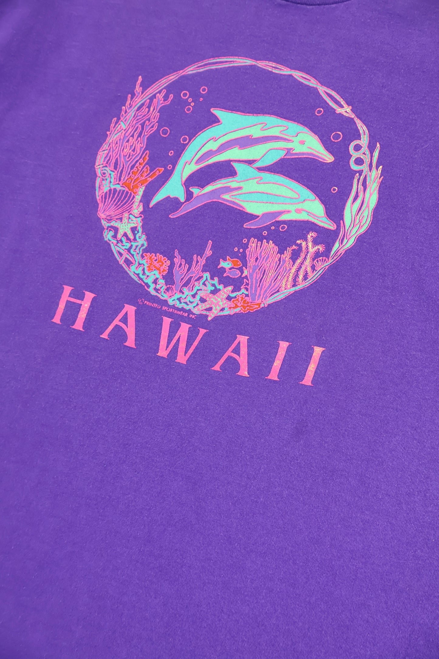 Vintage Hawaii Dolphins Tee Image 3