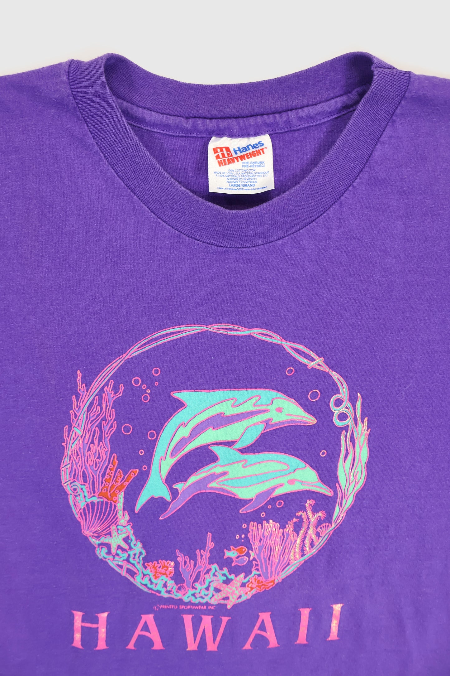 Vintage Hawaii Dolphins Tee Image 2