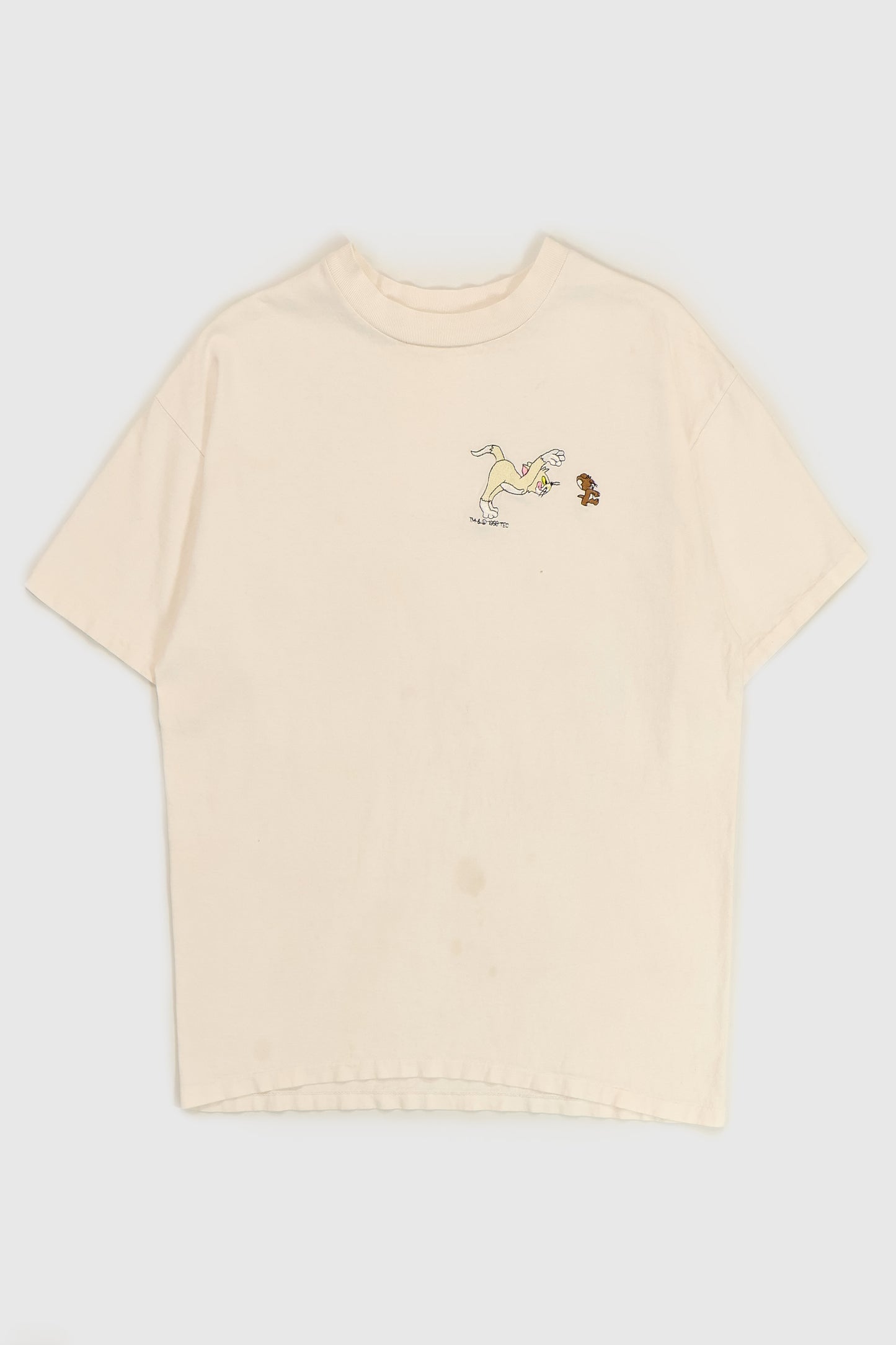 Vintage Embroidered Tom and Jerry Tee Image 0