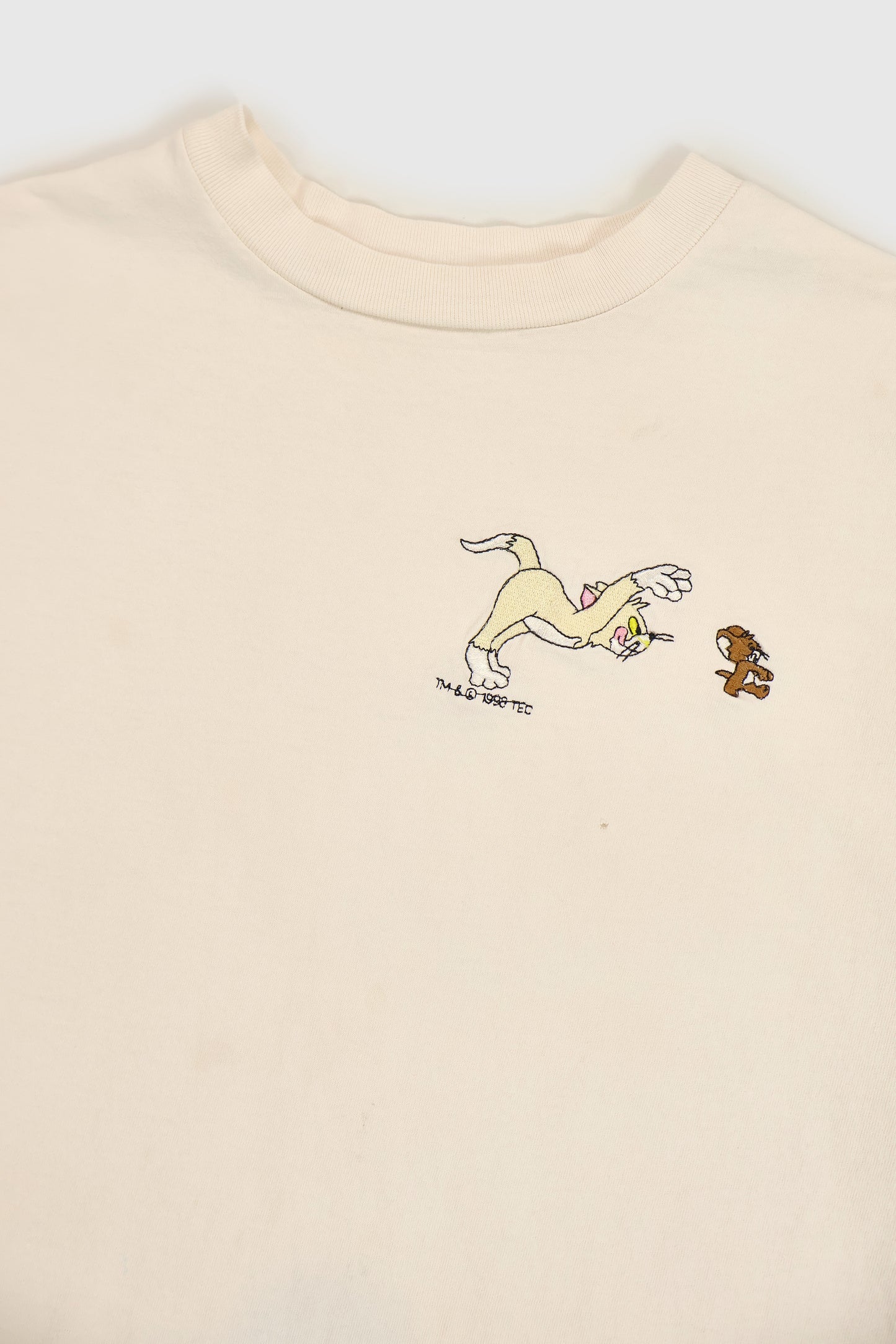 Vintage Embroidered Tom and Jerry Tee Image 2