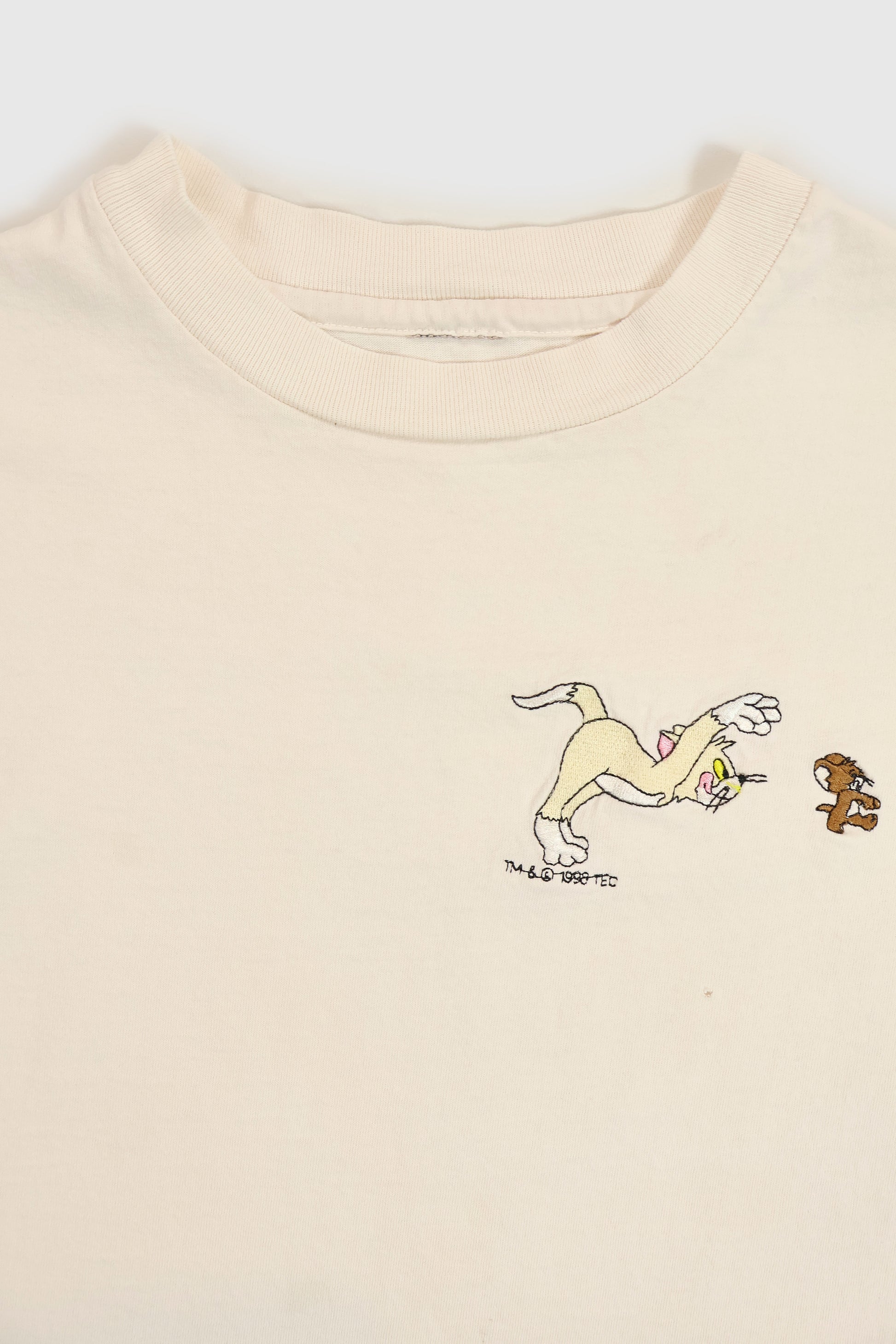 Vintage Embroidered Tom and Jerry Tee Image 4