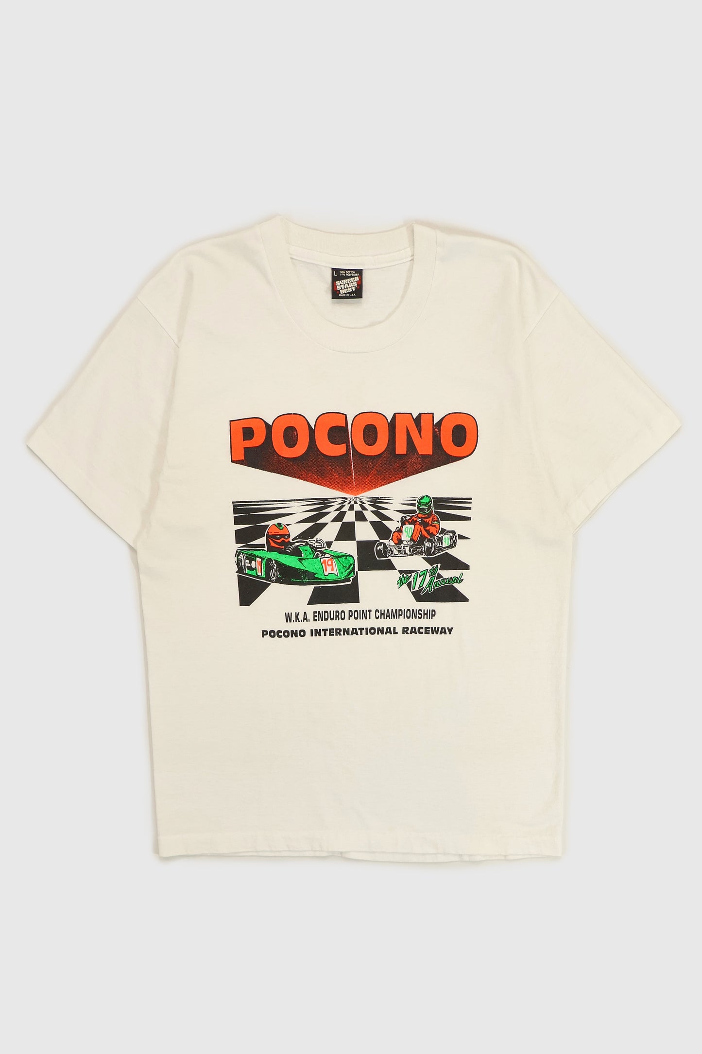 Vintage Pocono International Raceway Tee Image 0