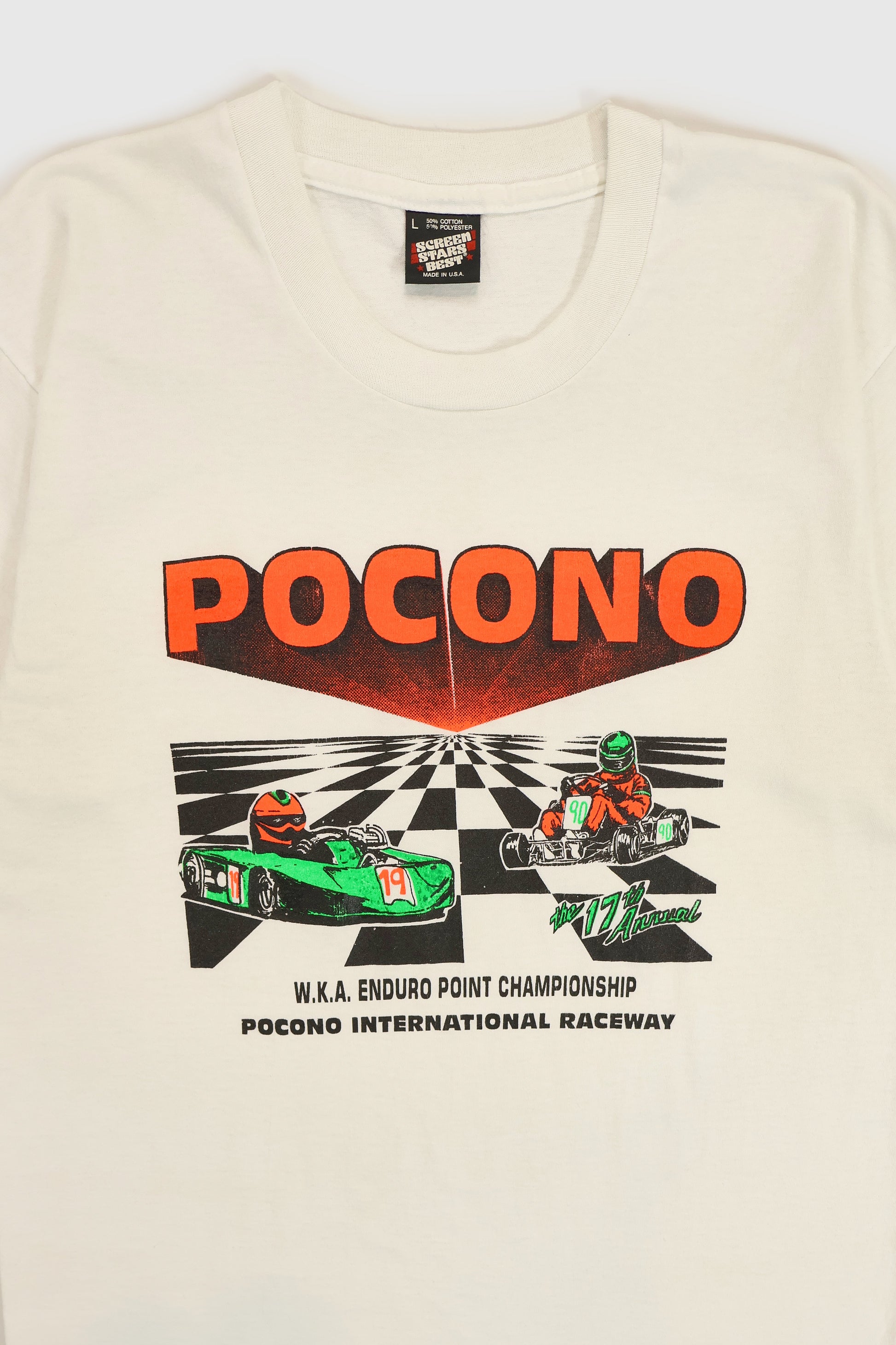 Vintage Pocono International Raceway Tee Image 1