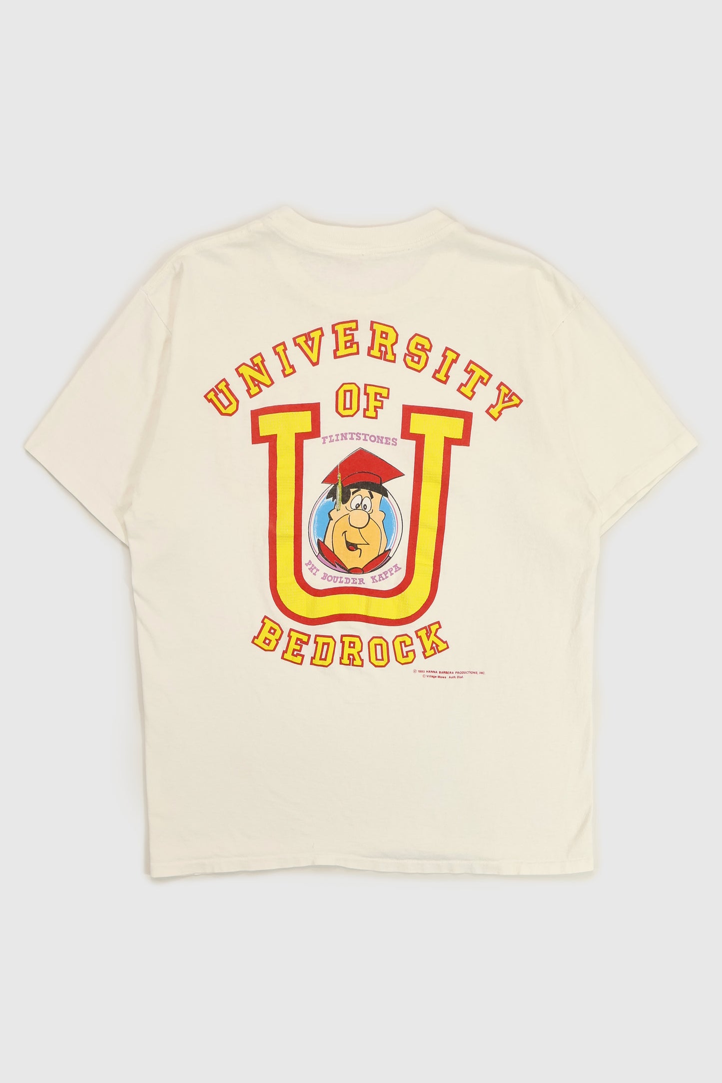 Vintage Flintstones University of Bedrock Tee Image 1