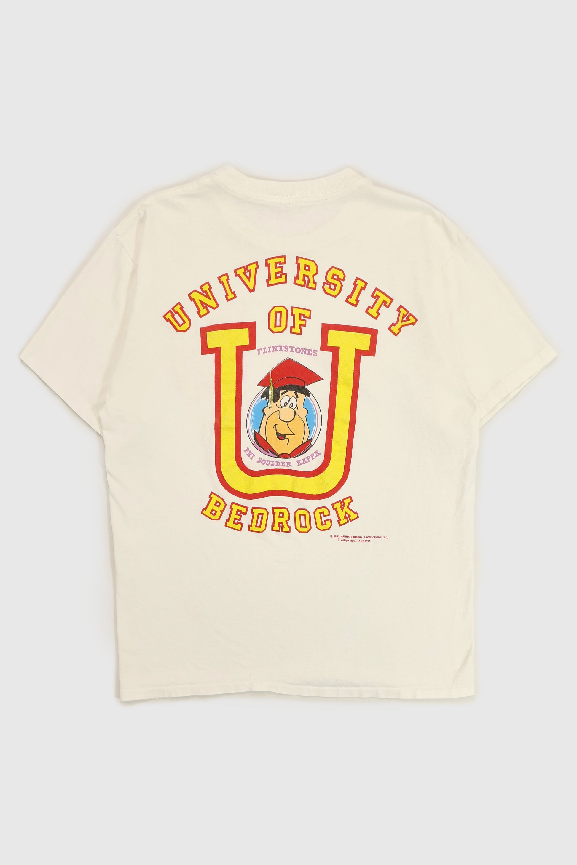 Vintage Flintstones University of Bedrock Tee Image 1