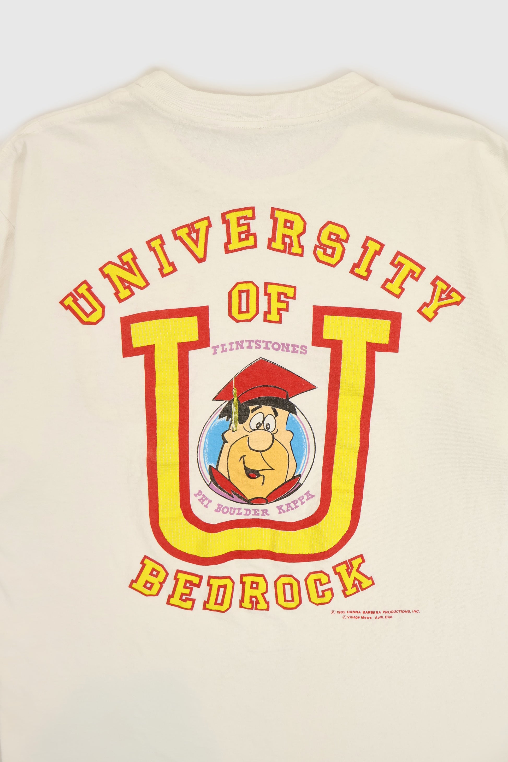 Vintage Flintstones University of Bedrock Tee Image 3