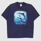 Vintage Dolphins Poetry in Ocean Tee Image 0