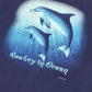 Vintage Dolphins Poetry in Ocean Tee Image 3