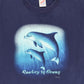 Vintage Dolphins Poetry in Ocean Tee Image 1