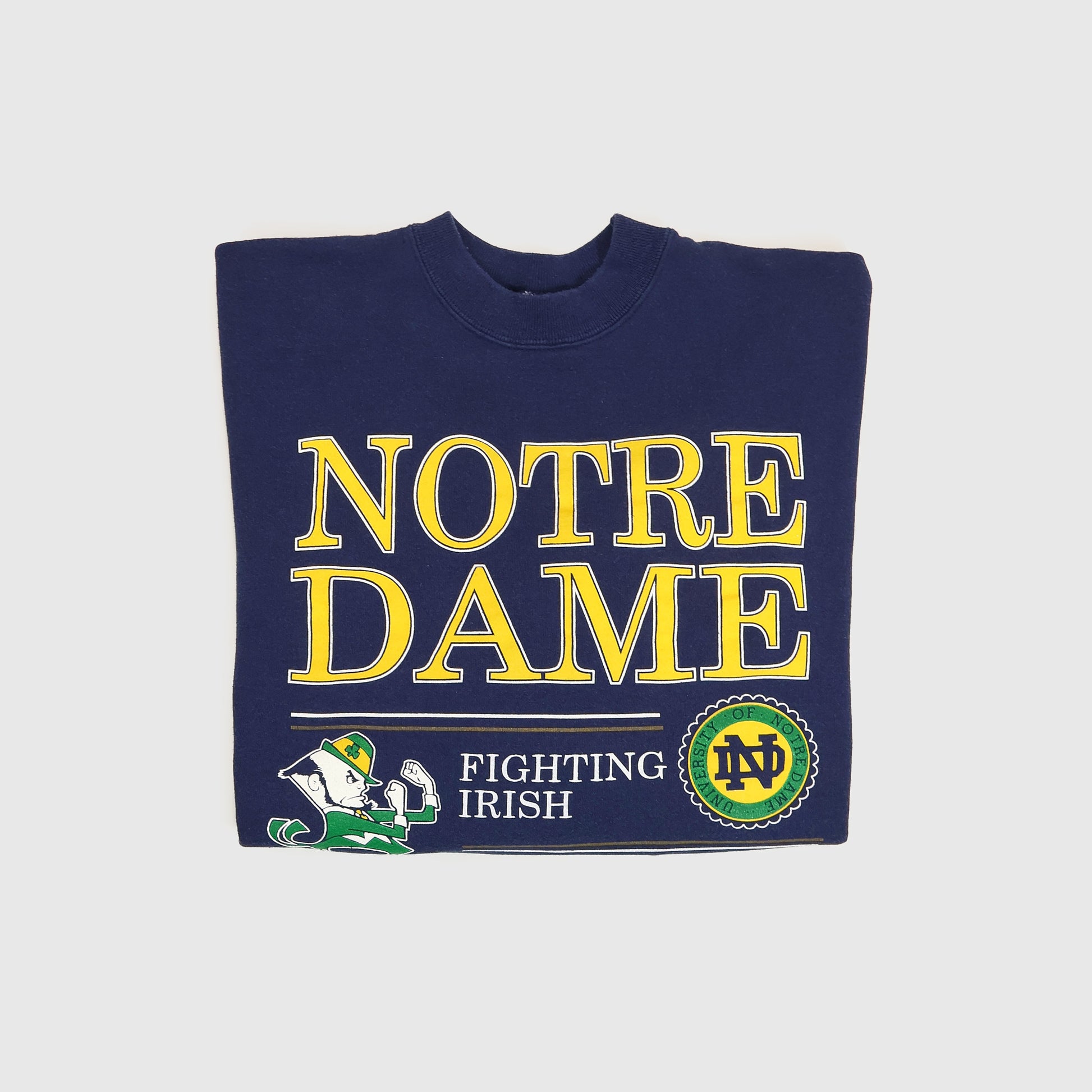Vintage Notre Dame Fighting Irish Crewneck Image 5