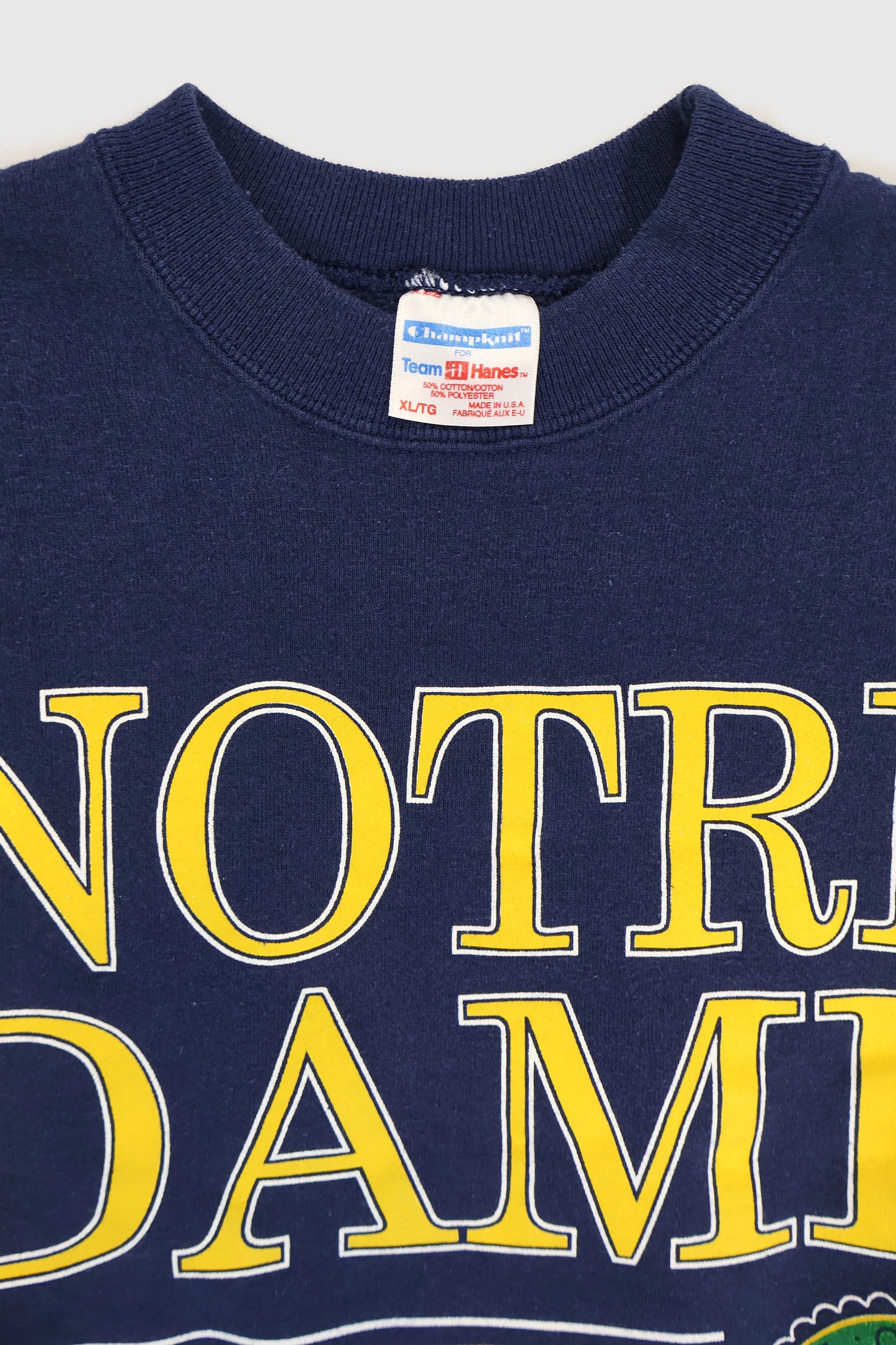 Vintage Notre Dame Fighting Irish Crewneck Image 3