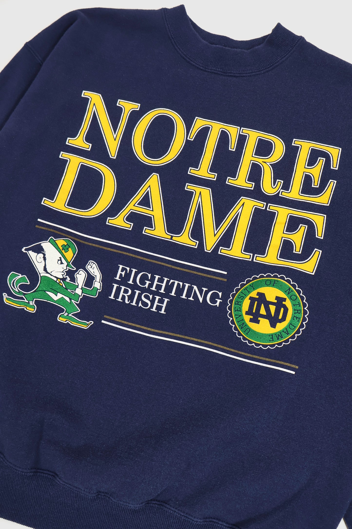 Vintage Notre Dame Fighting Irish Crewneck Image 2