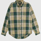 Vintage Green Plaid Button-Down Shirt Image 0
