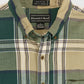 Vintage Green Plaid Button-Down Shirt Image 2