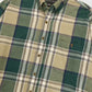 Vintage Green Plaid Button-Down Shirt Image 3