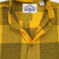Vintage Yellow Check Pattern Button-Down Shirt Image 3