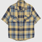Vintage Short Sleeve Cut Off Button-Down Shirt Image 0