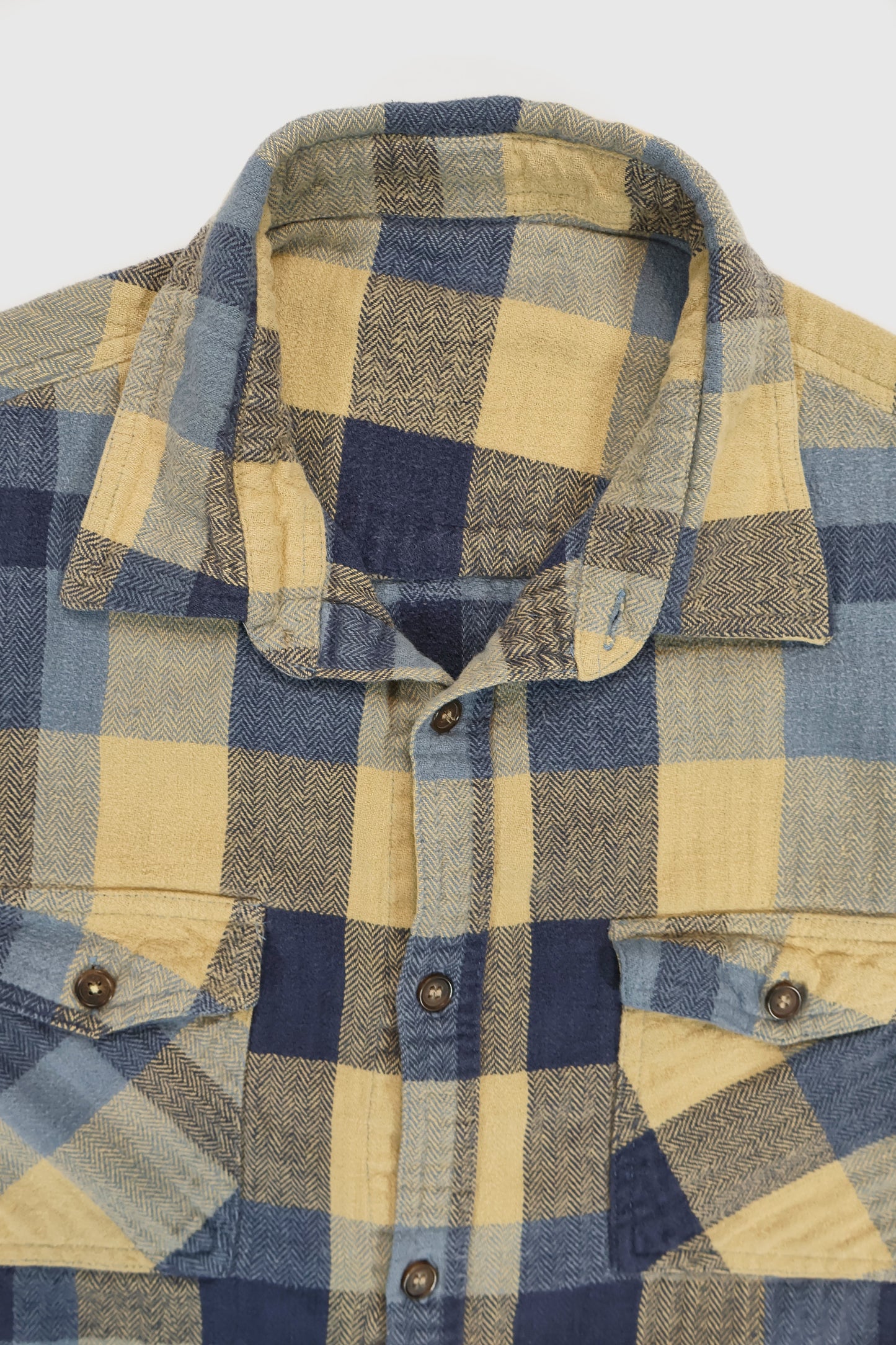 Vintage Short Sleeve Cut Off Button-Down Shirt Image 2