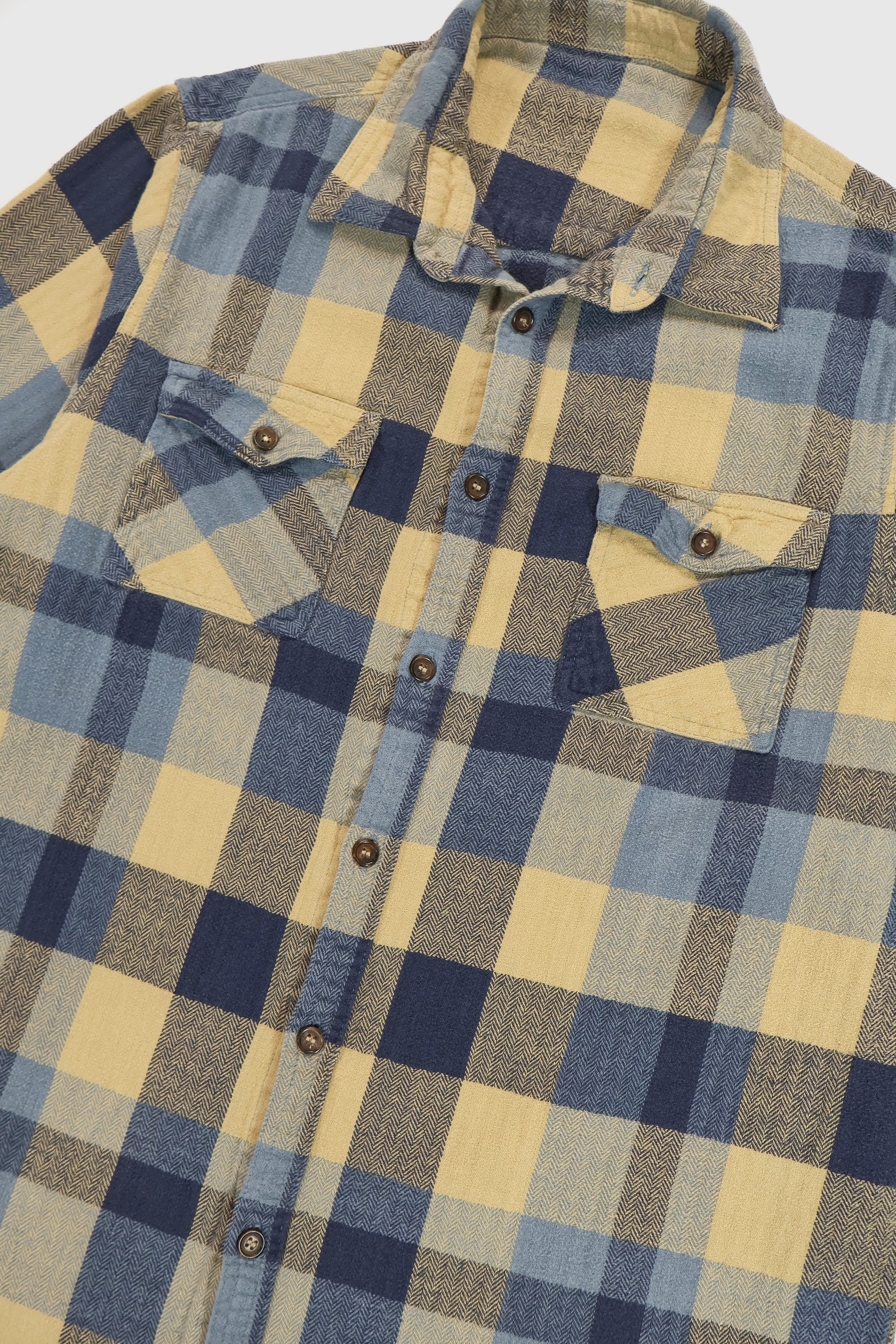 Vintage Short Sleeve Cut Off Button-Down Shirt Image 3