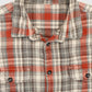 Vintage Grey Short Sleeve Cut Off Button Down Shirt Image 2