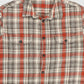 Vintage Grey Short Sleeve Cut Off Button Down Shirt Image 1