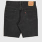 Vintage Levi's Black Relaxed Fit Shorts Image 4
