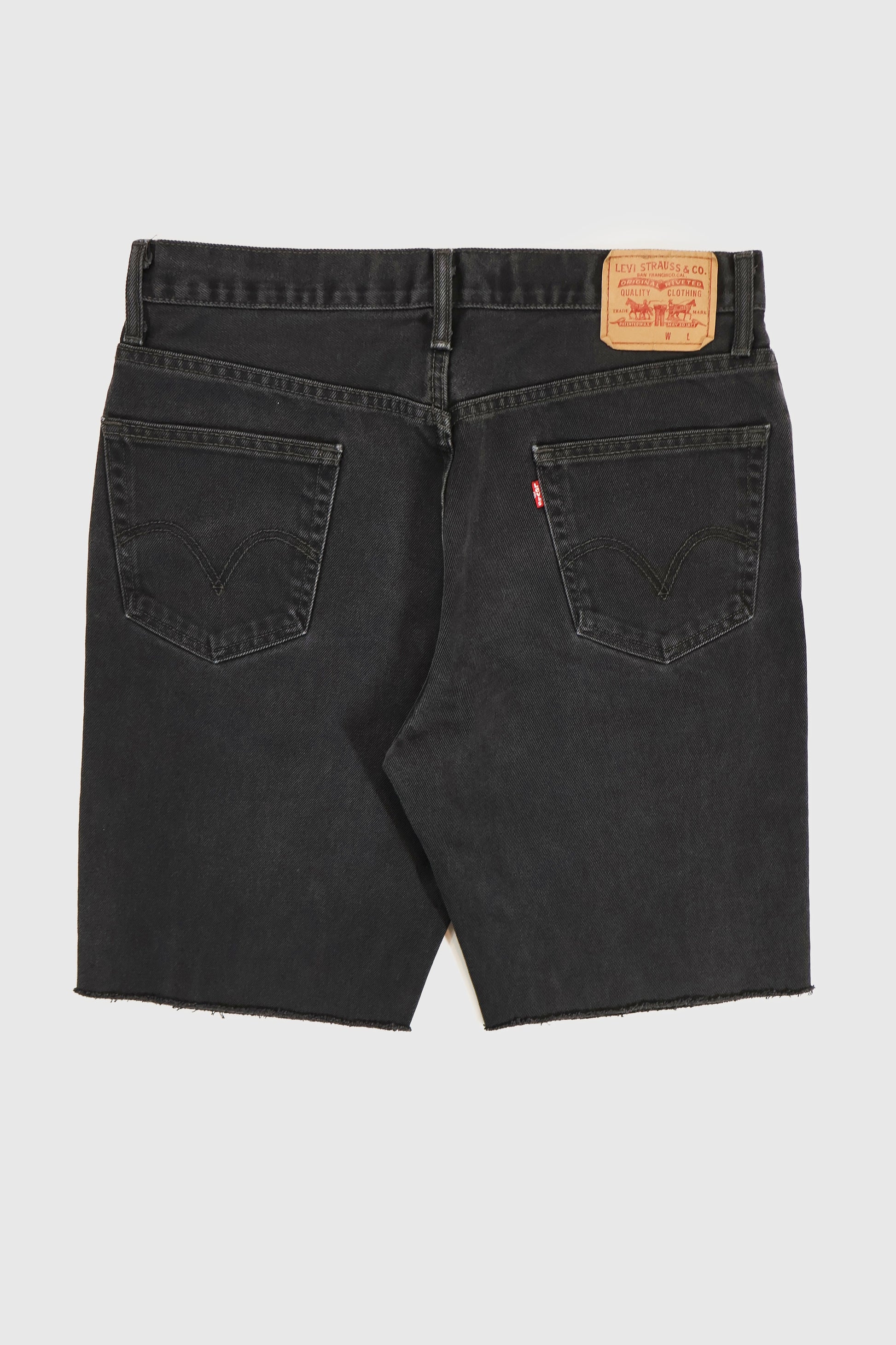 Vintage Levi's Black Relaxed Fit Shorts Image 4