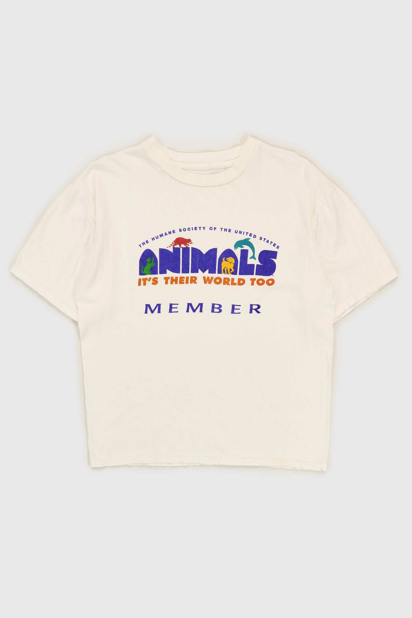 Vintage Animals It's Their World Too Tee Image 0