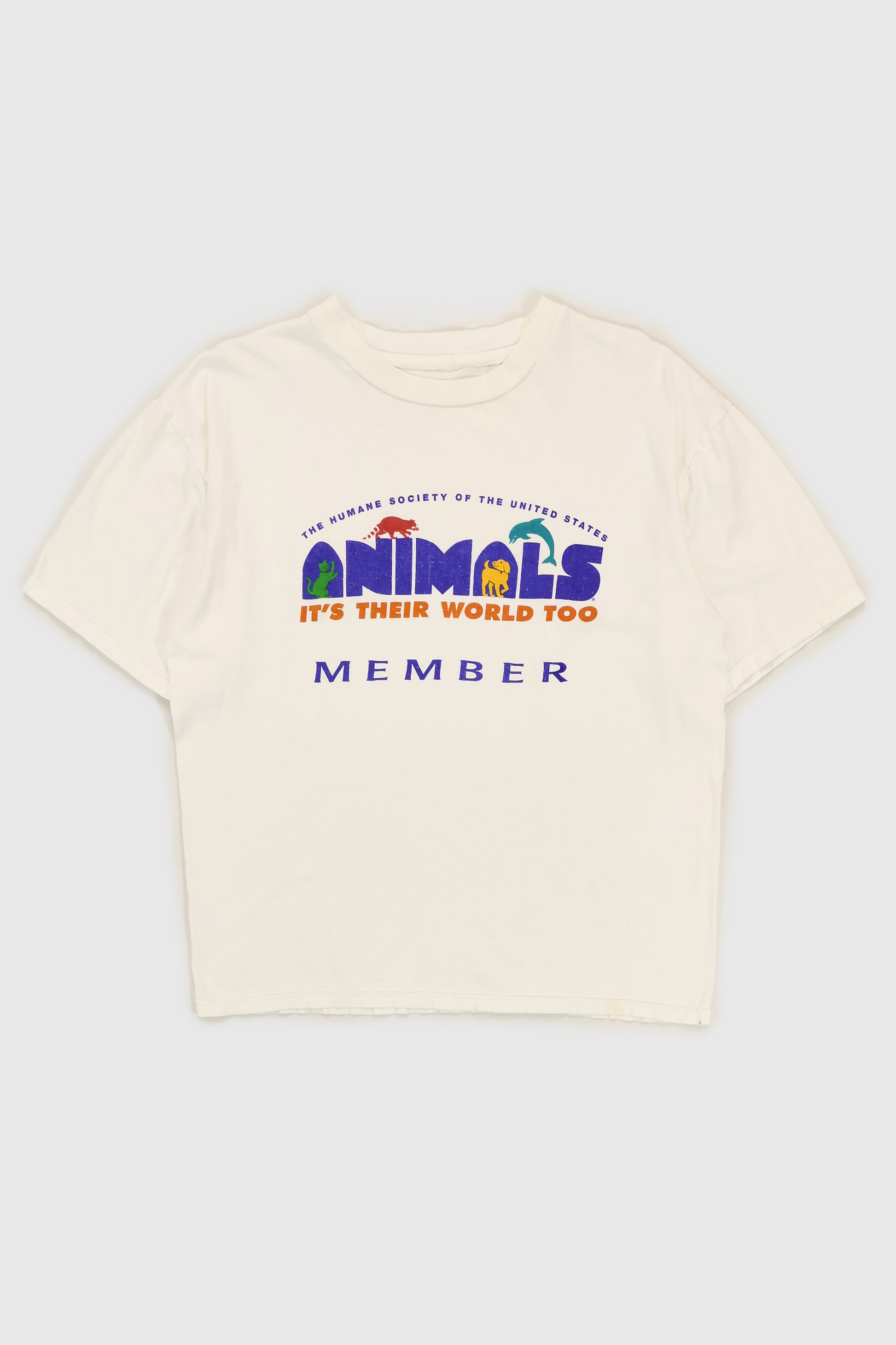 Vintage Animals It's Their World Too Tee Image 0