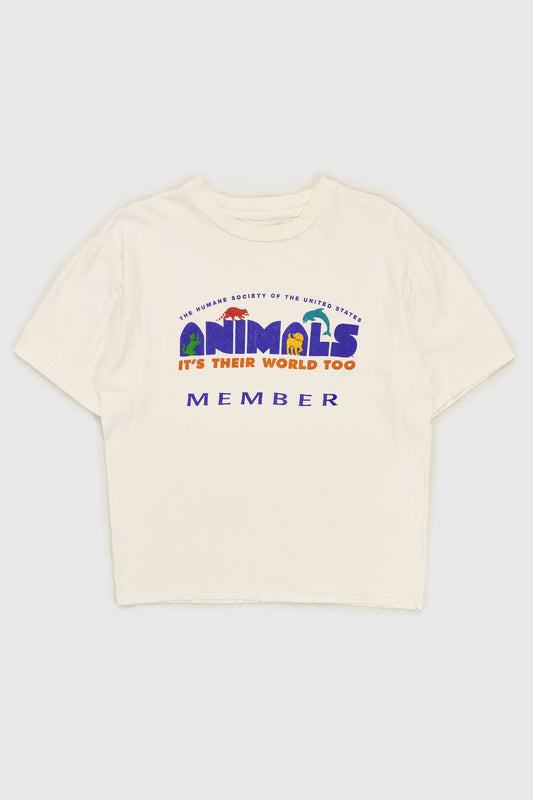 Vintage Animals It's Their World Too Tee Image 0