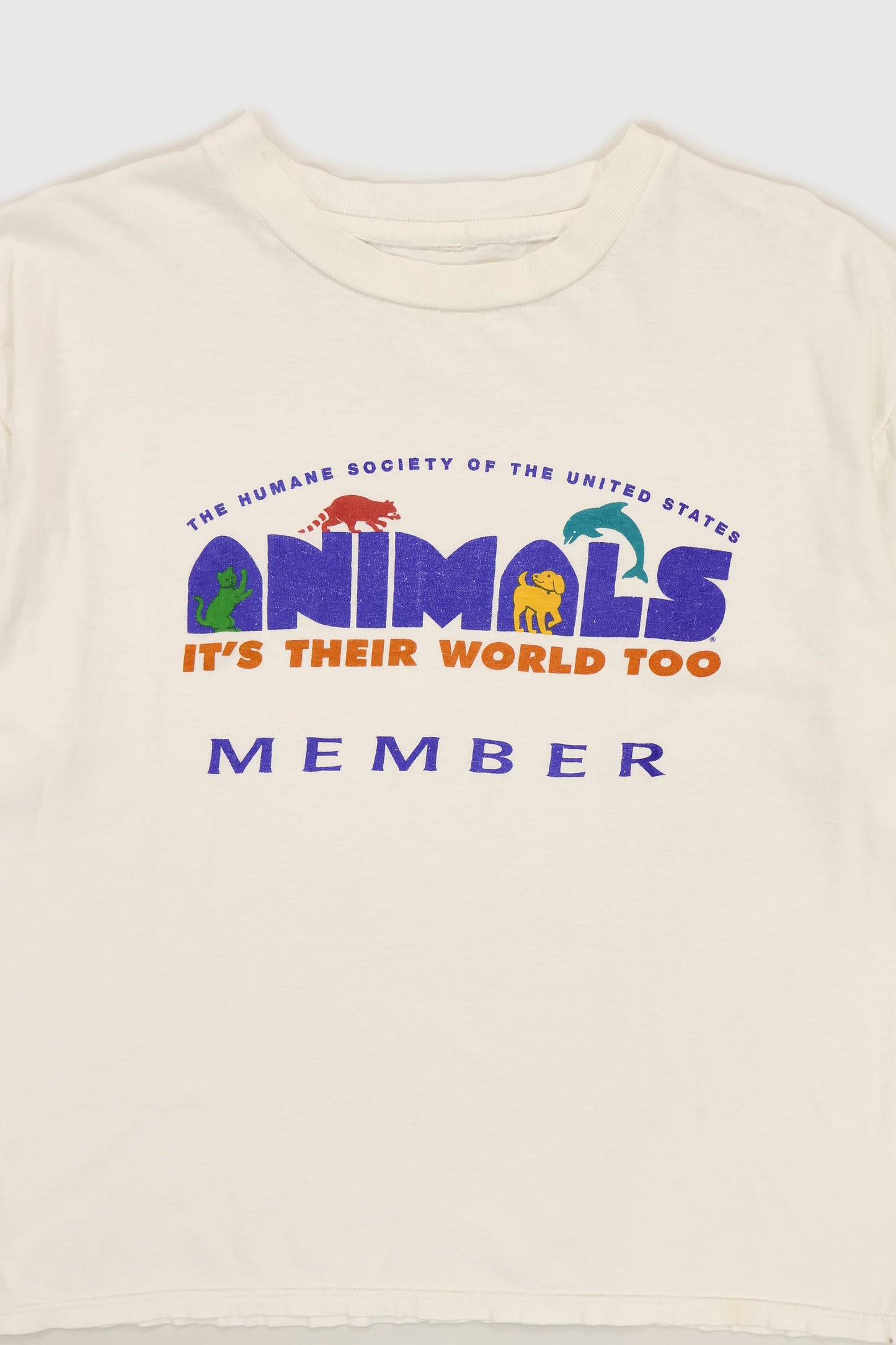 Vintage Animals It's Their World Too Tee Image 1
