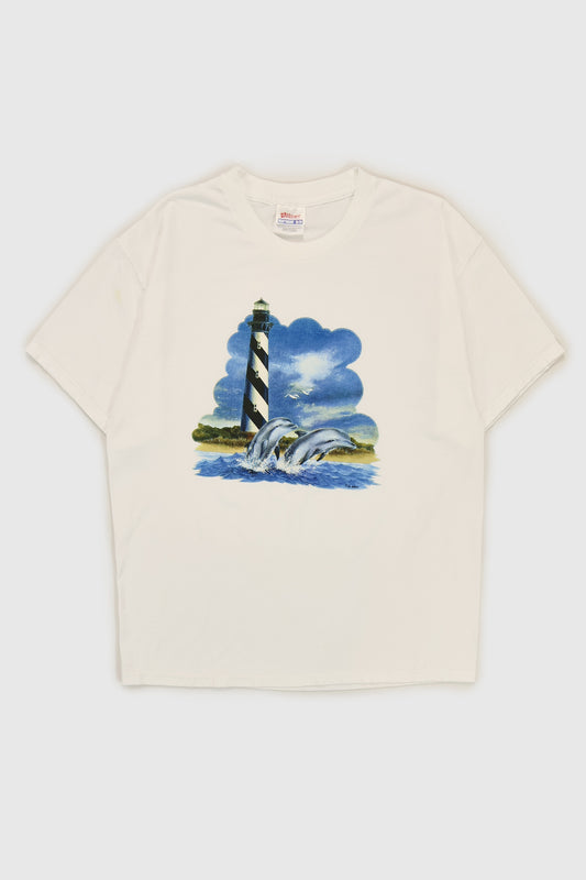 Vintage Dolphins Lighthouse Tee Image 0