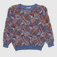 Vintage Geo Pattern Knit Sweater Image 0