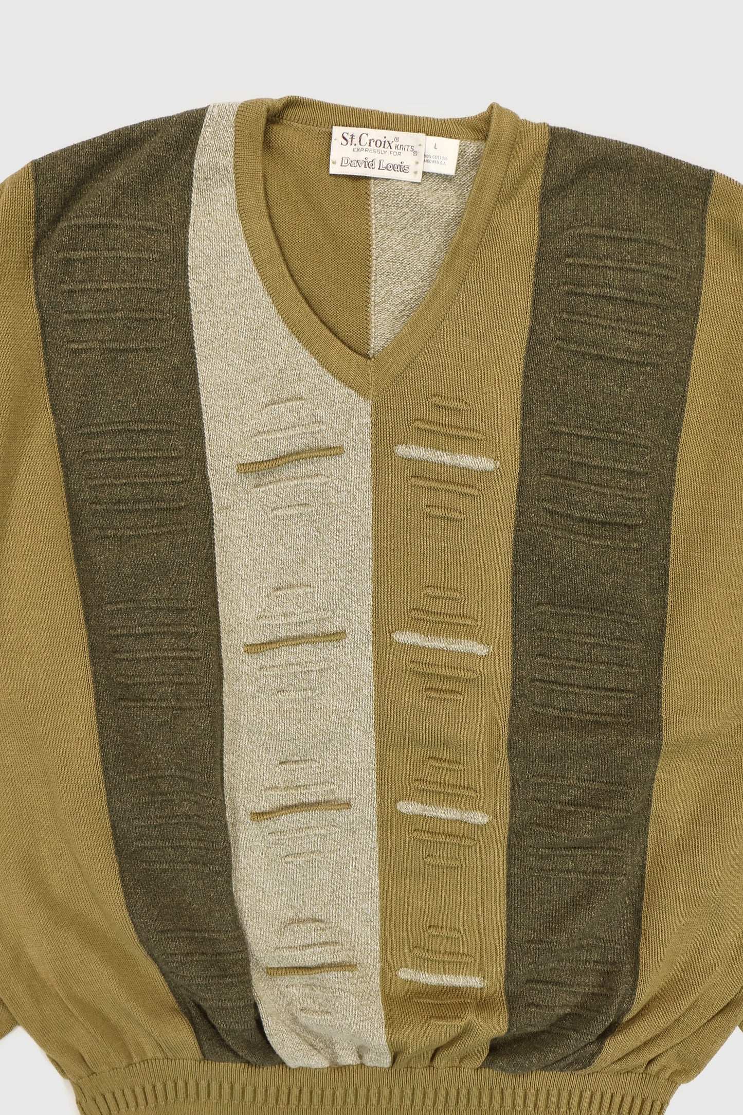 Vintage V-Neck Sweater Image 2