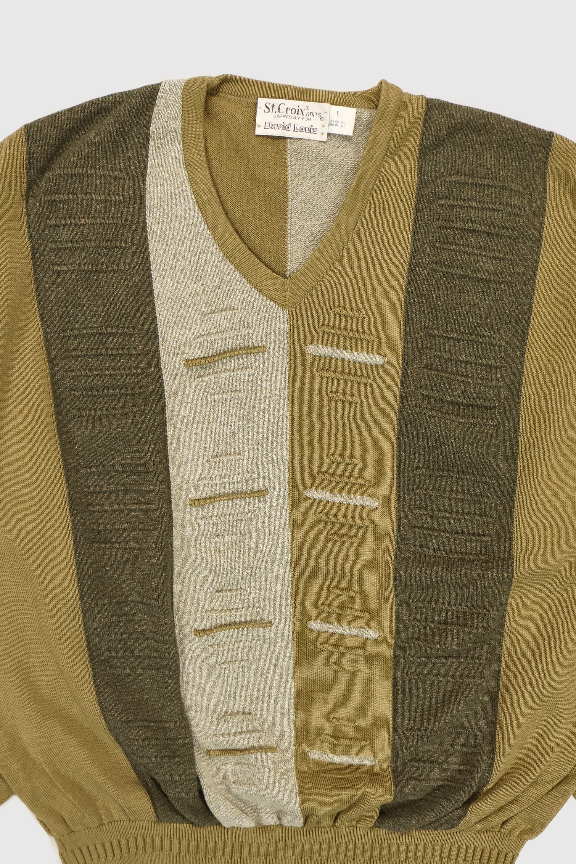 Vintage V-Neck Sweater Image 2