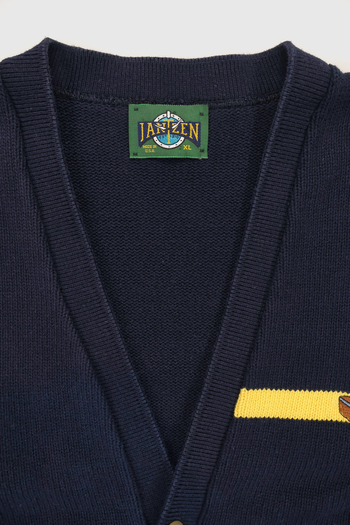 Vintage Golf Cardigan Sweater Image 4