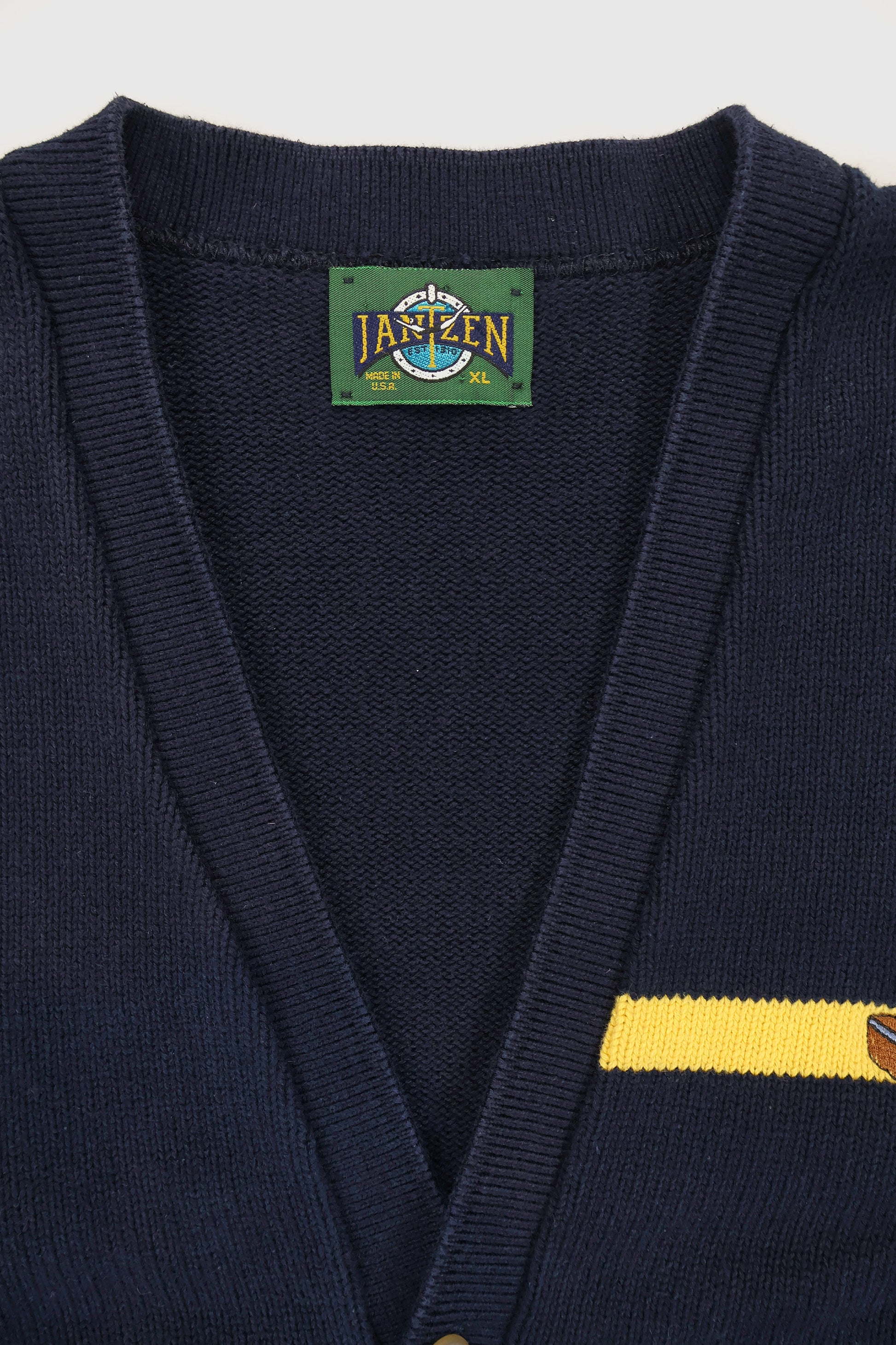 Vintage Golf Cardigan Sweater Image 4