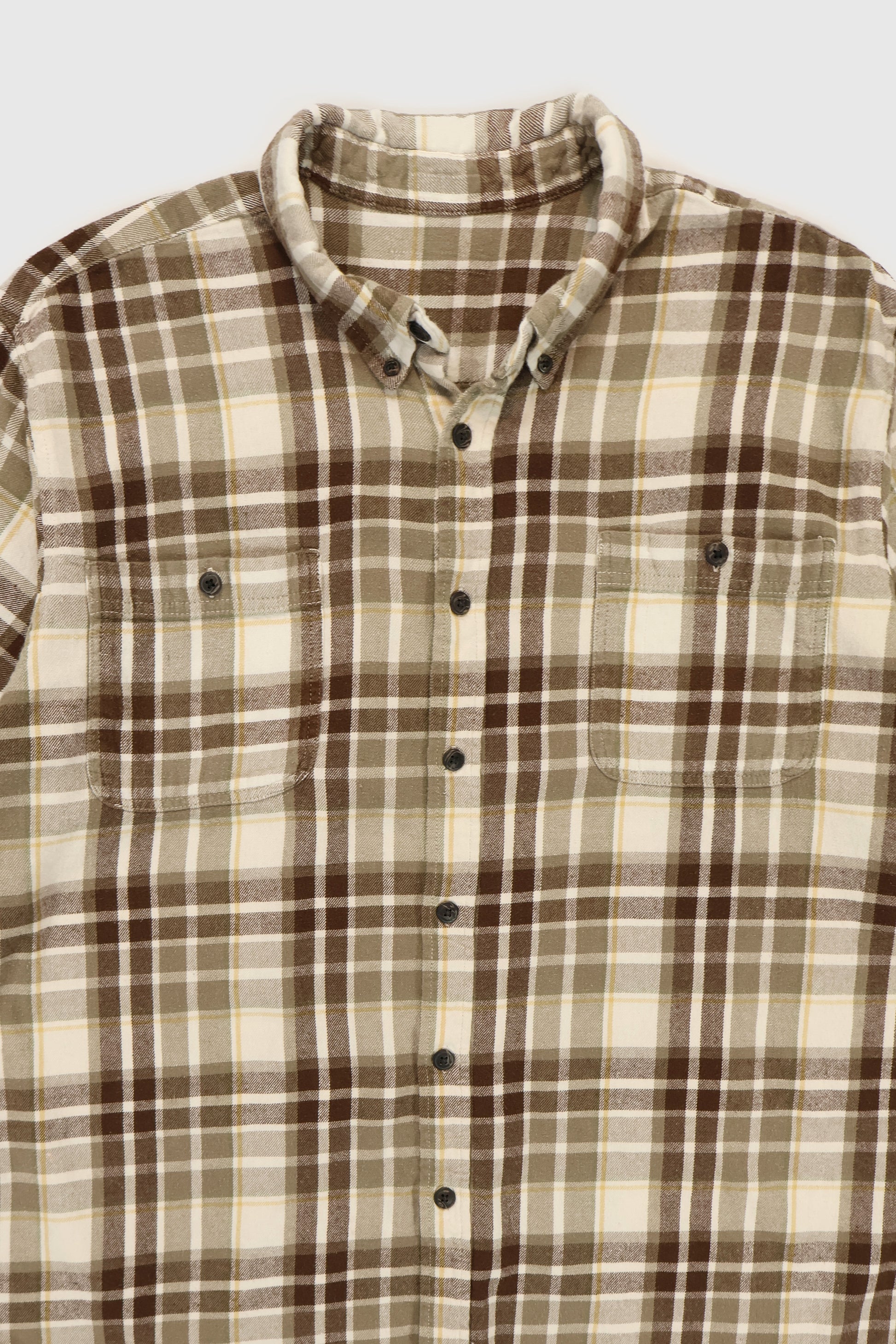 Vintage Short Sleeve Cut Off Button-Down Shirt Image 1