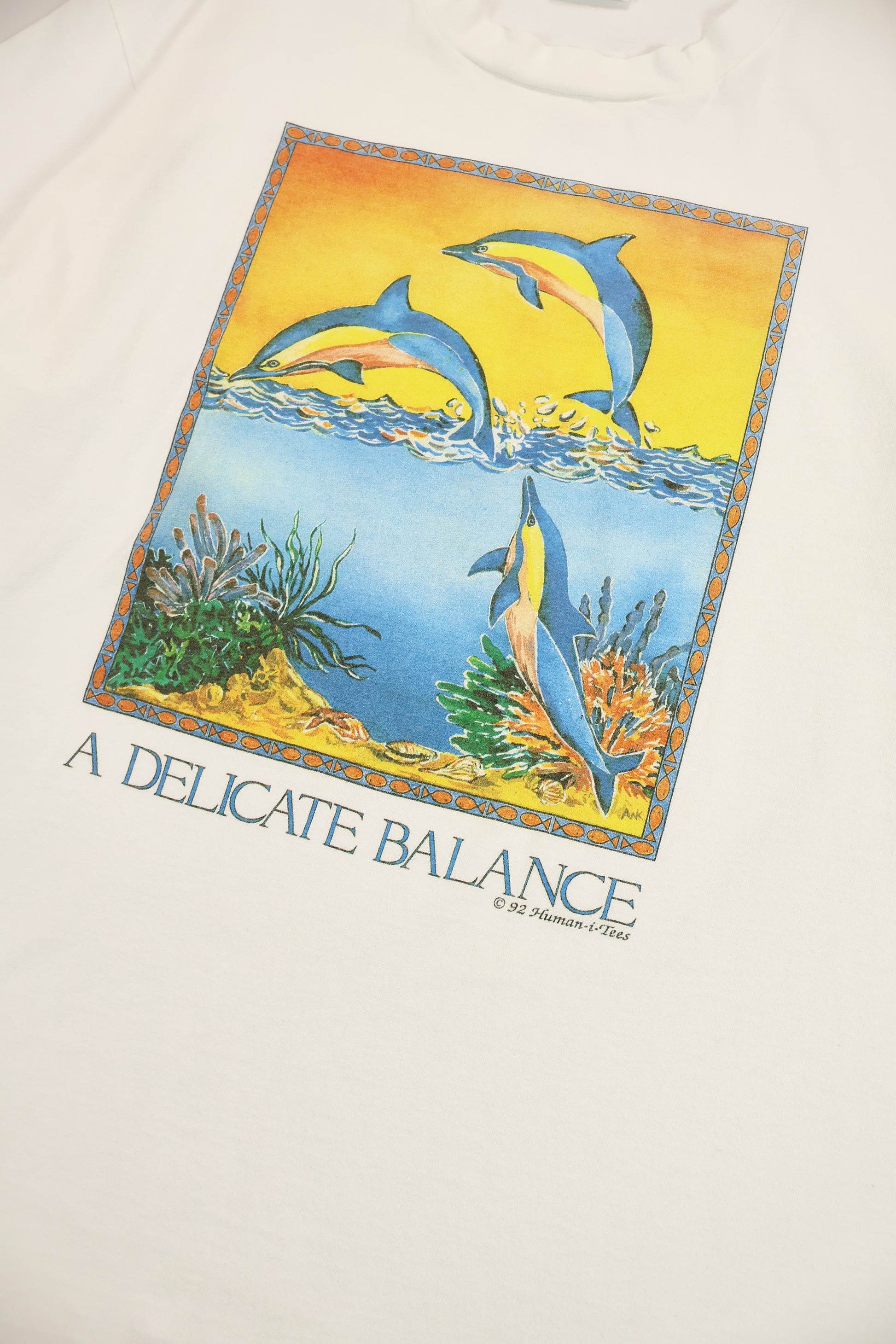 Vintage Dolphins A Delicate Balance Tee Image 3