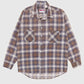Vintage Blue Plaid Button-Down Shirt Image 0