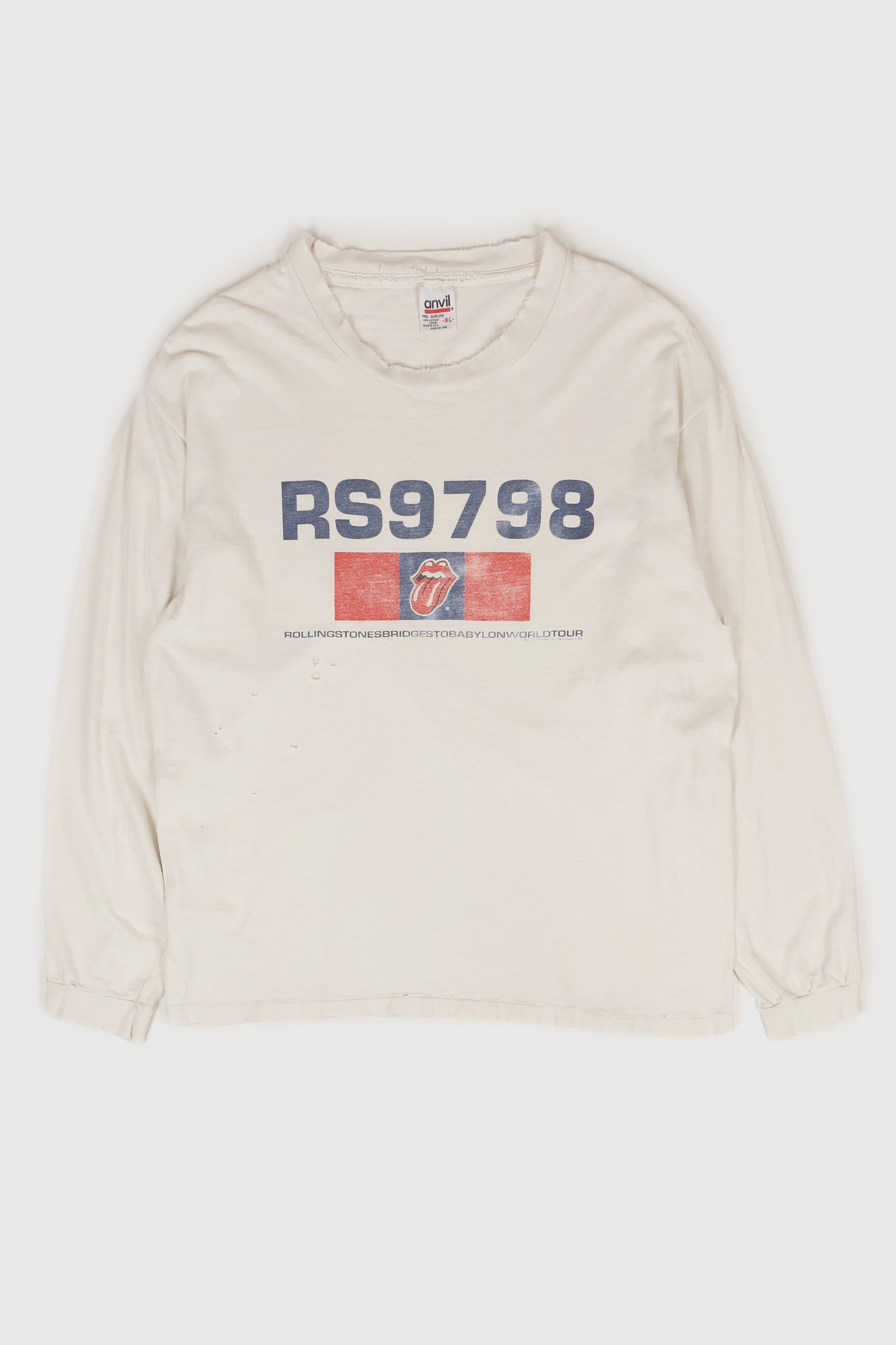 Vintage The Rolling Stones '97-'98 Tour Tee Image 0