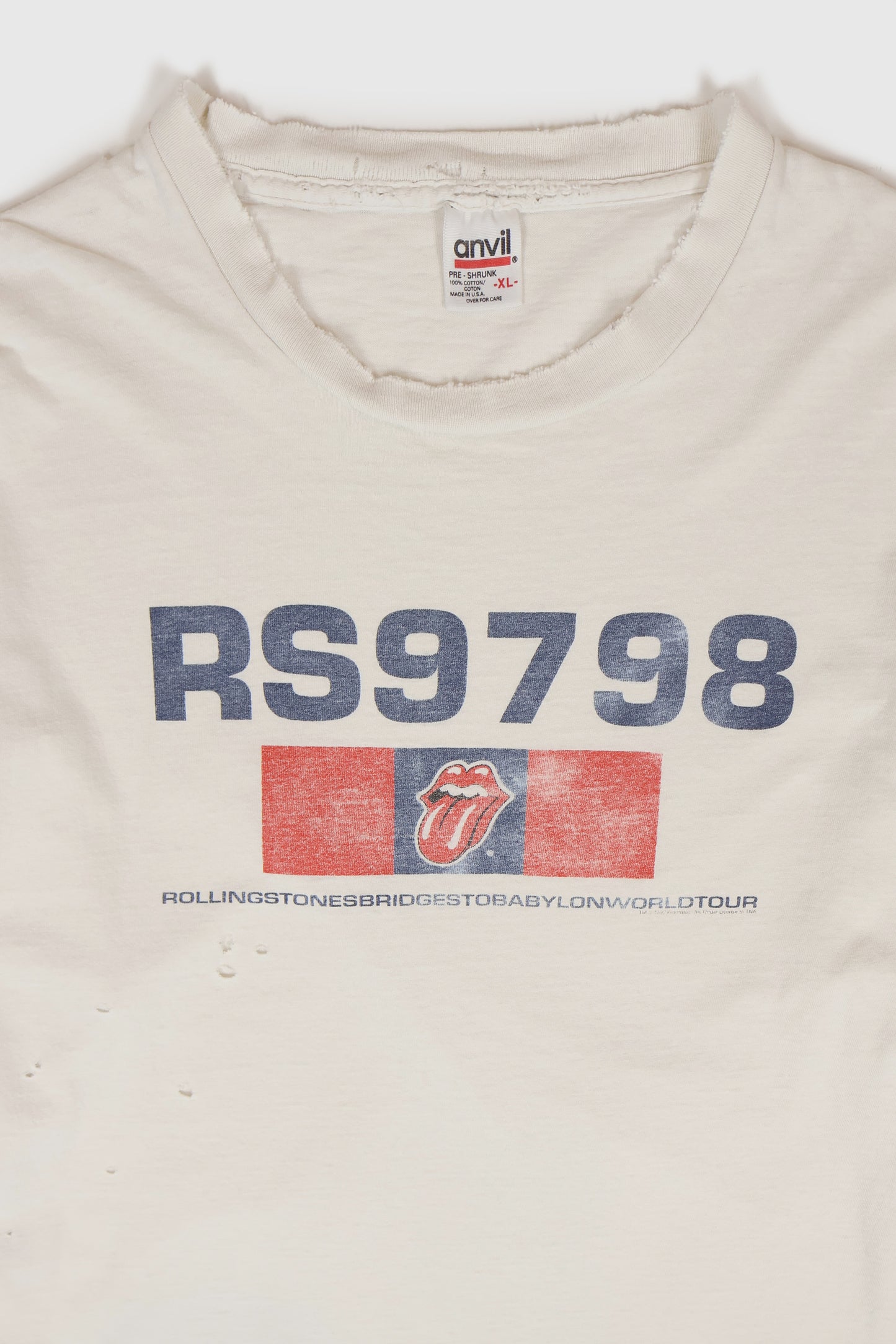 Vintage The Rolling Stones '97-'98 Tour Tee Image 1