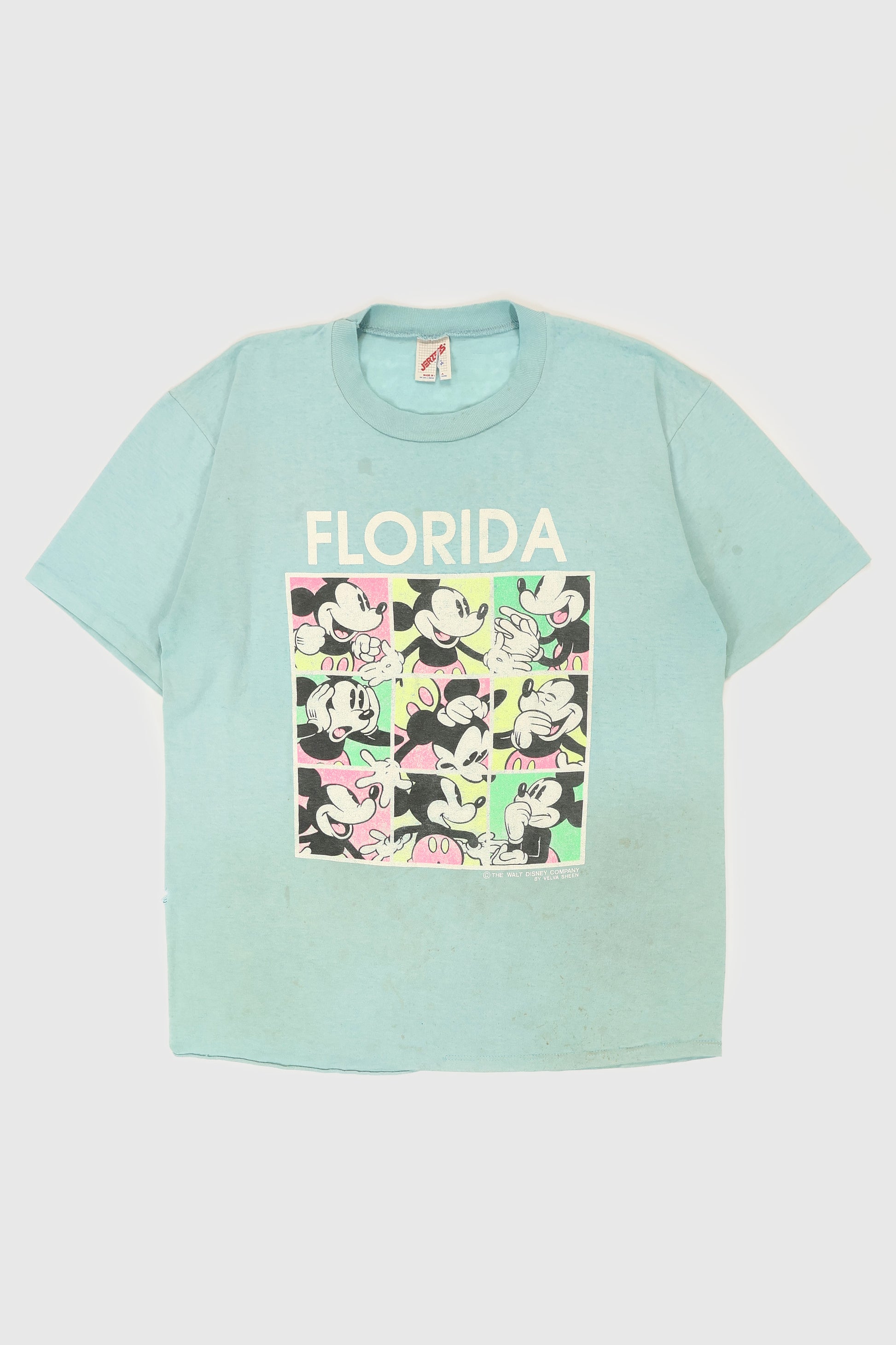 Vintage Distressed Mickey Florida Threadbare Tee Image 0