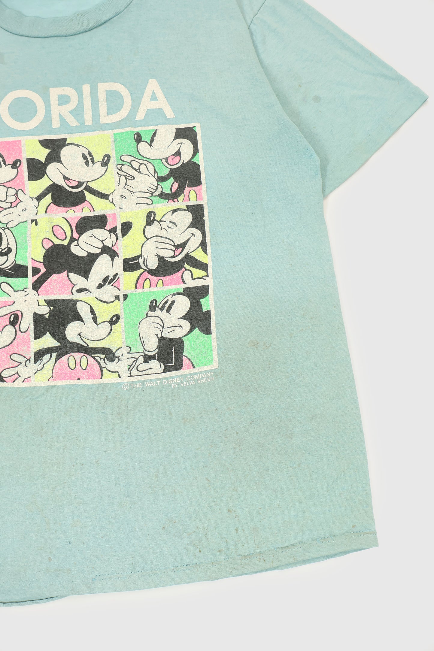 Vintage Distressed Mickey Florida Threadbare Tee Image 3