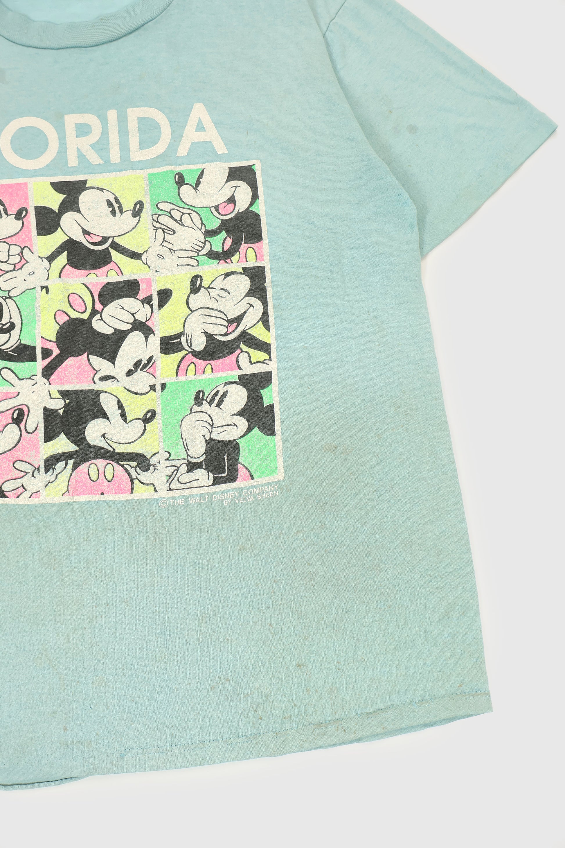 Vintage Distressed Mickey Florida Threadbare Tee Image 3