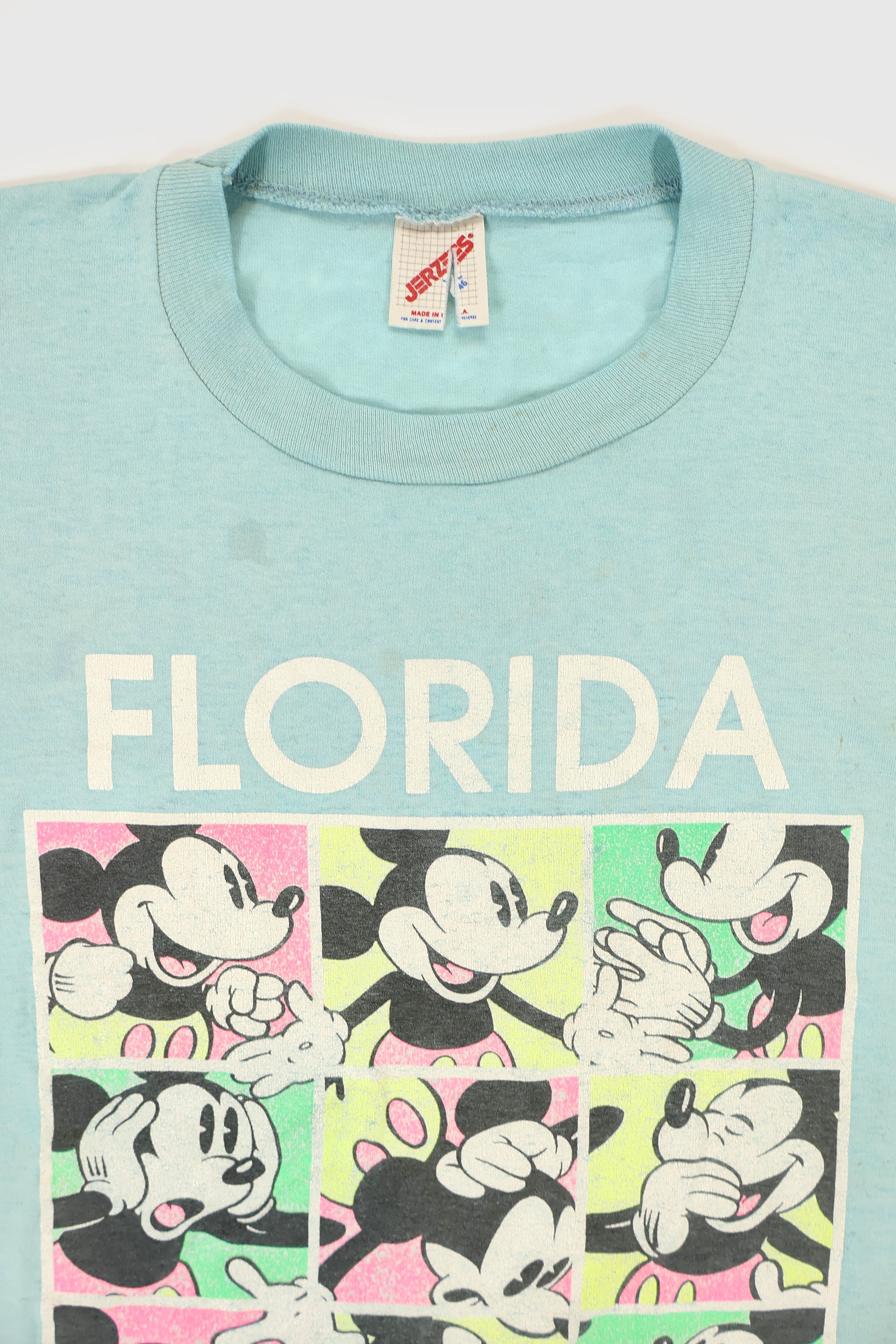 Vintage Distressed Mickey Florida Threadbare Tee Image 2