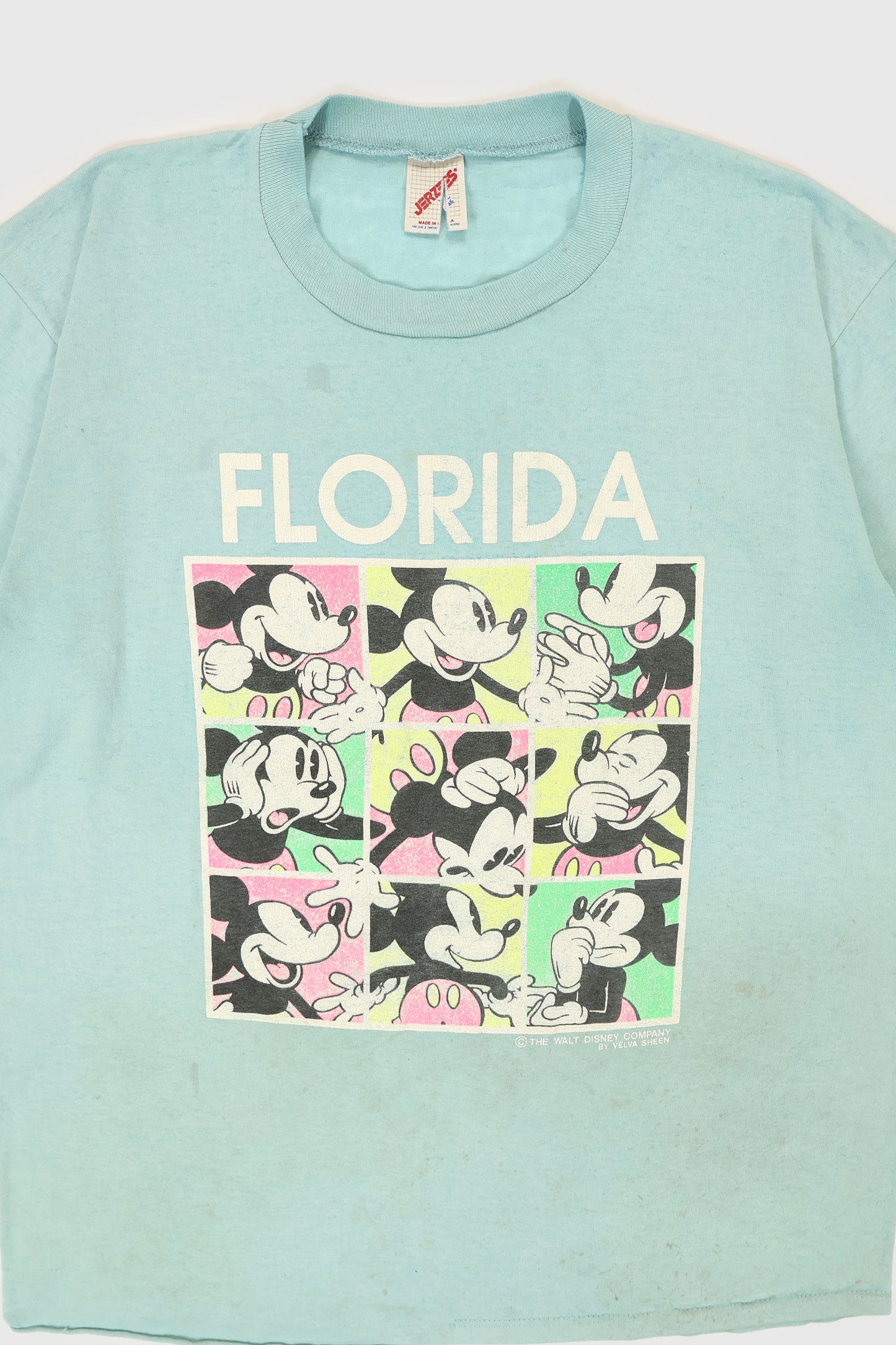 Vintage Distressed Mickey Florida Threadbare Tee Image 1